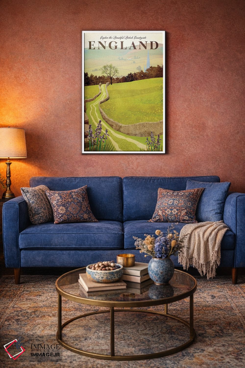 تابلو مدرن انگلستان-حومه بریتانیا اثر میسی ایمز - D4W