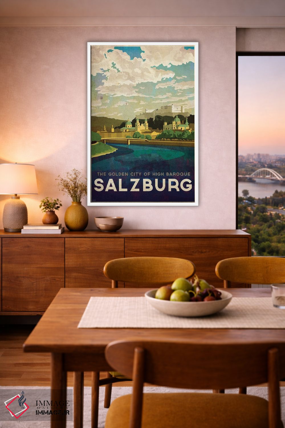 تابلو دکوراتیو اتریش-زالسبورگ اثر میسی ایمز - D6W