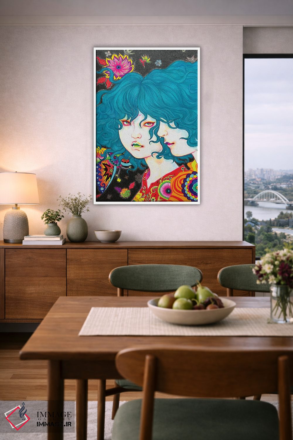 تابلو دکوراتیو نگاه B اثر ایتو چیئکو - D6W