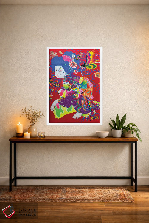 تابلو دکوراتیو قاپیدن، کشیدن و پاره کردن اثر ایتو چیئکو - D4W