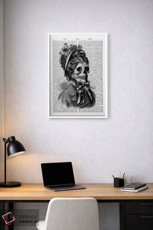 تابلو دکوراتیو بانوی ویکتوریایی اثر این د فریم شاپ - D1W