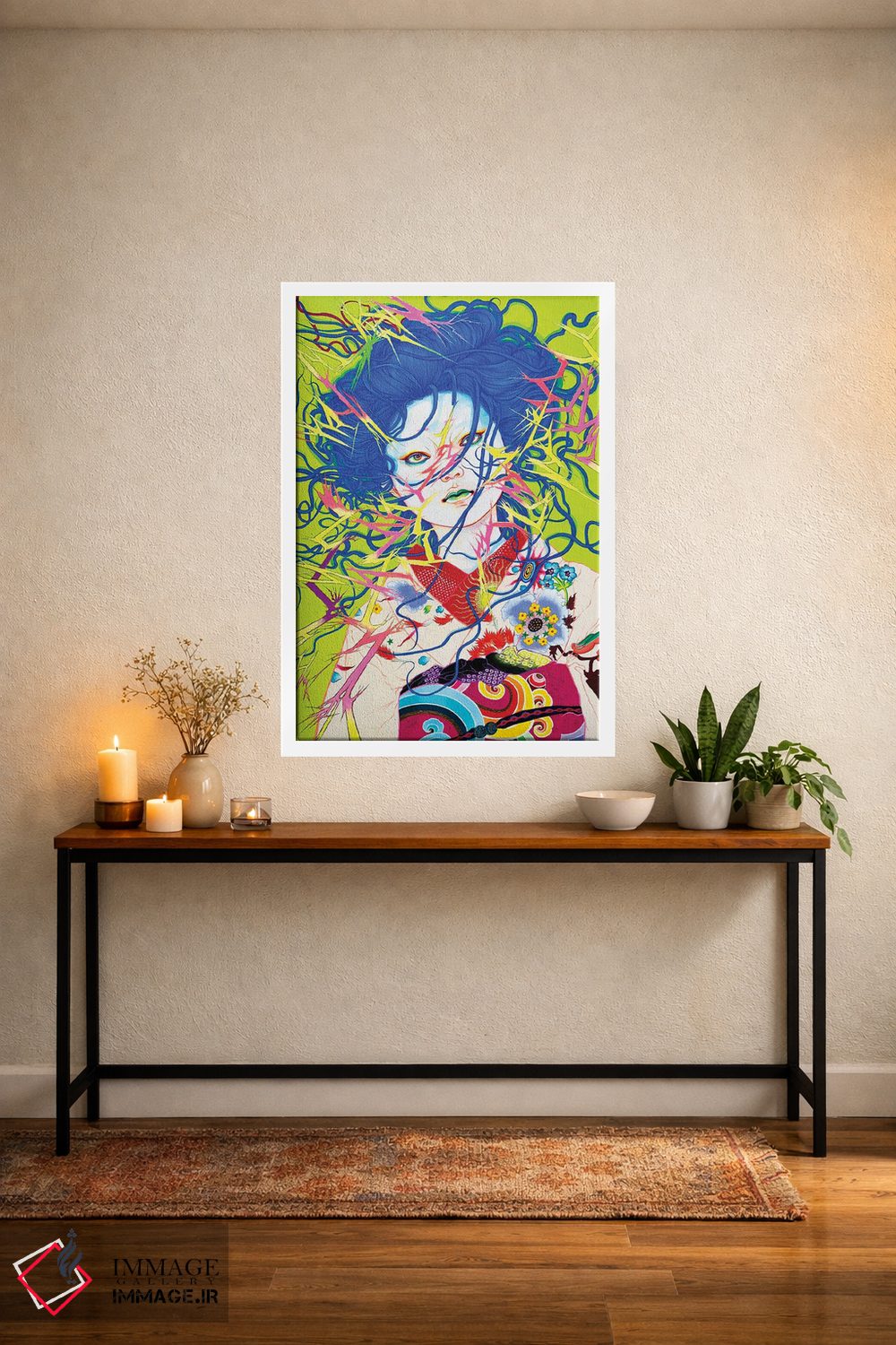 تابلو دکوراتیو تاباندن برق اثر ایتو چیئکو - D4W