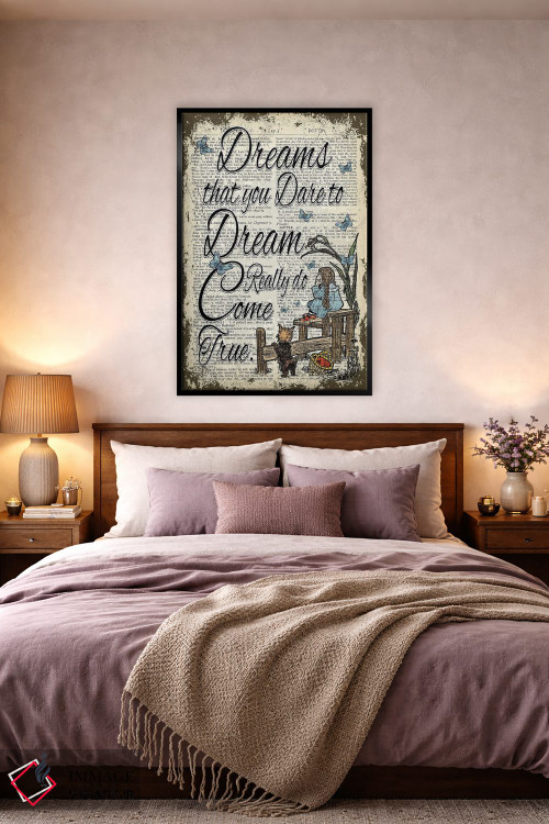 تابلو دکوراتیو جادوگر شهر از "رویا" اثر این د فریم شاپ - D5B