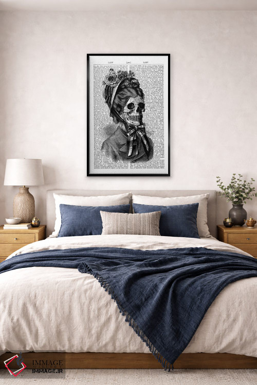 تابلو دکوراتیو بانوی ویکتوریایی اثر این د فریم شاپ - D6B