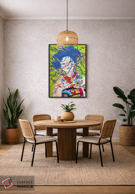 تابلو دکوراتیو تاباندن برق اثر ایتو چیئکو - D6B