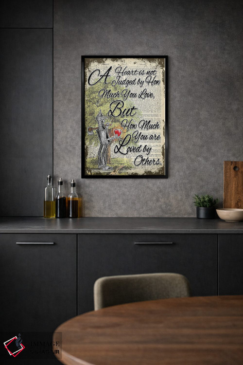 تابلو دکوراتیو جادوگر شهر از "آدم حلبی" اثر این د فریم شاپ - D2B