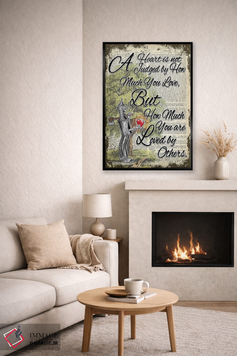 تابلو دکوراتیو جادوگر شهر از "آدم حلبی" اثر این د فریم شاپ - D6B