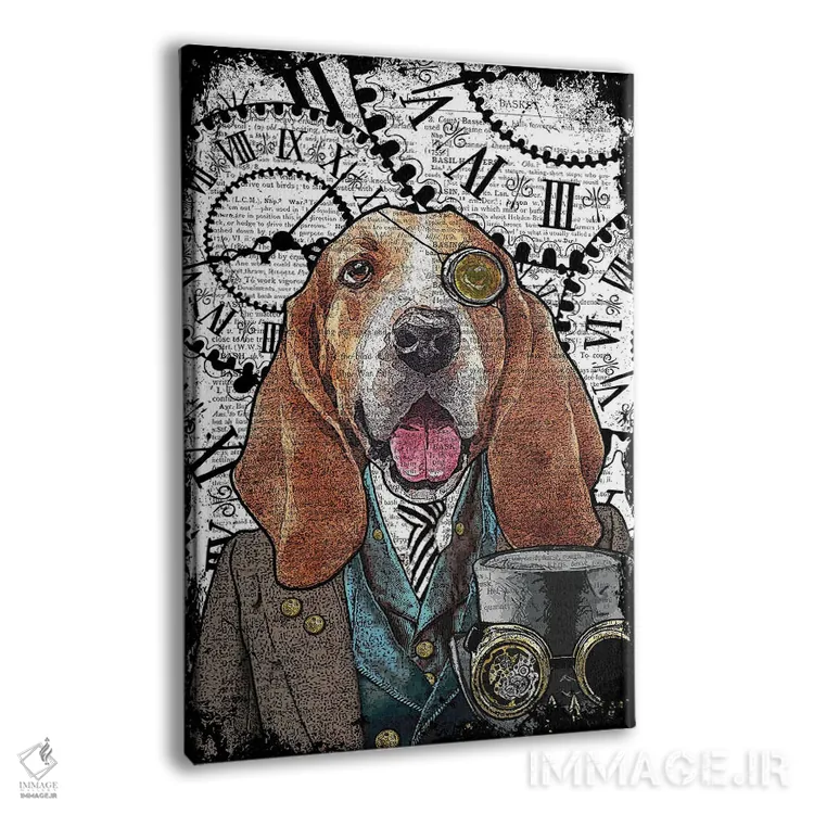 تابلو دکوراتیو بست استیم پانک اثر این د فریم شاپ - نمای پرسپکتیو محصول