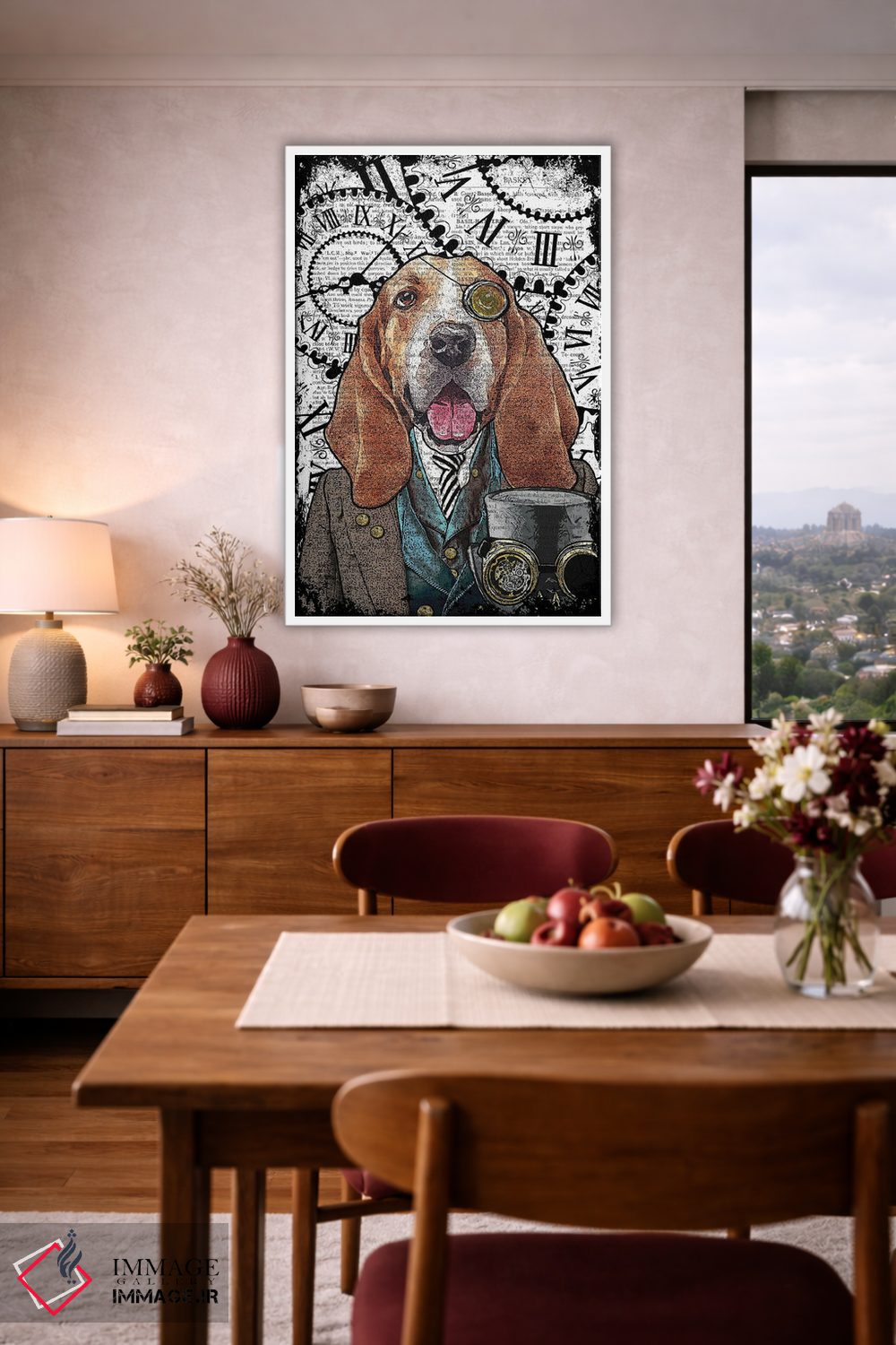 تابلو دکوراتیو بست استیم پانک اثر این د فریم شاپ - D4W