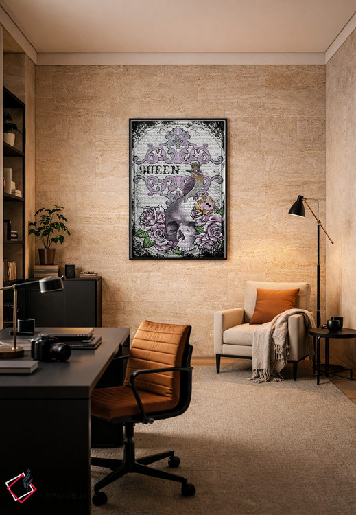 تابلو دکوراتیو پرنده ملکه اثر این د فریم شاپ - D4B