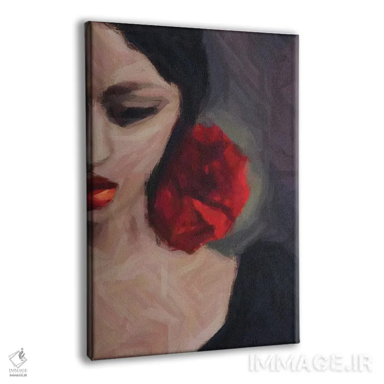تابلو دکوراتیو پرتره یک رقاص اسپانیایی اثر ایوجنیا بیدیوک - نمای پرسپکتیو محصول