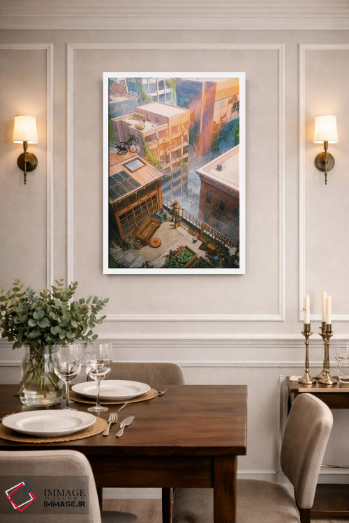 تابلو دکوراتیو از پایه تا اوج اثر آیوی دولامور - D1W