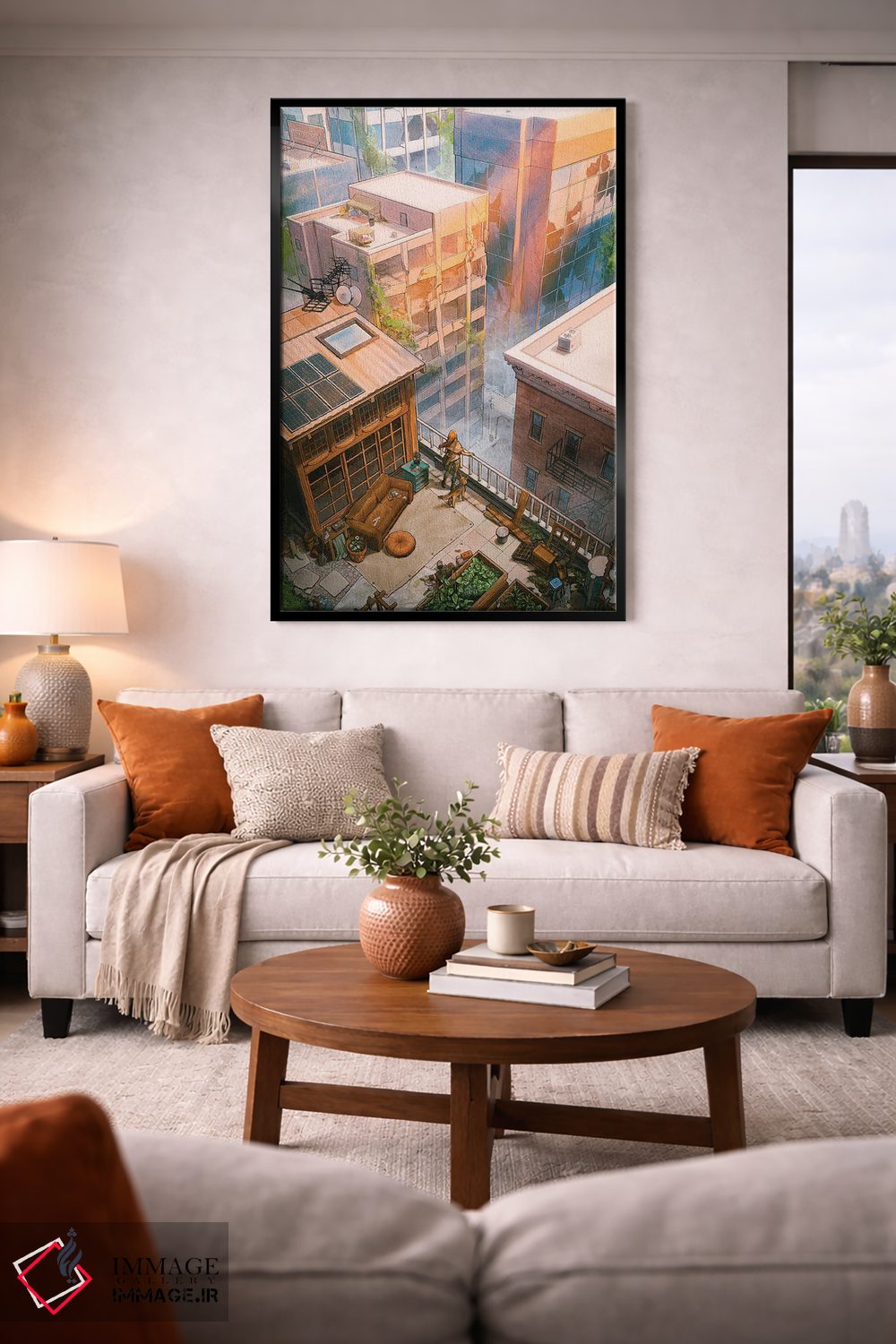 تابلو دکوراتیو از پایه تا اوج اثر آیوی دولامور - D2B