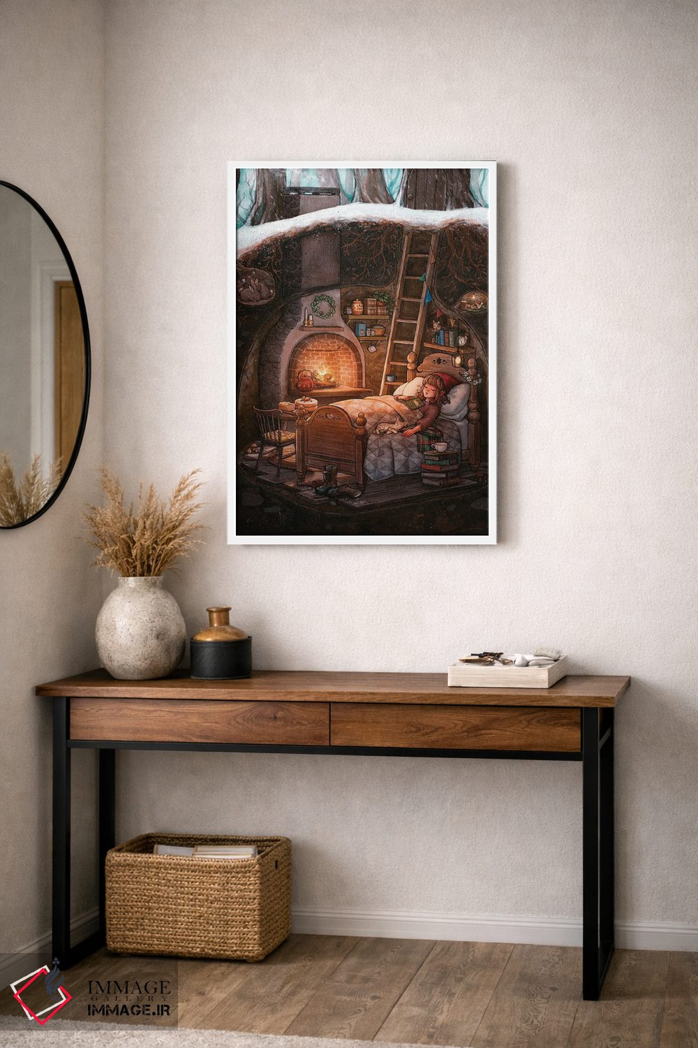 تابلو دکوراتیو خواب زمستانی اثر آیوی دولامور - D2W