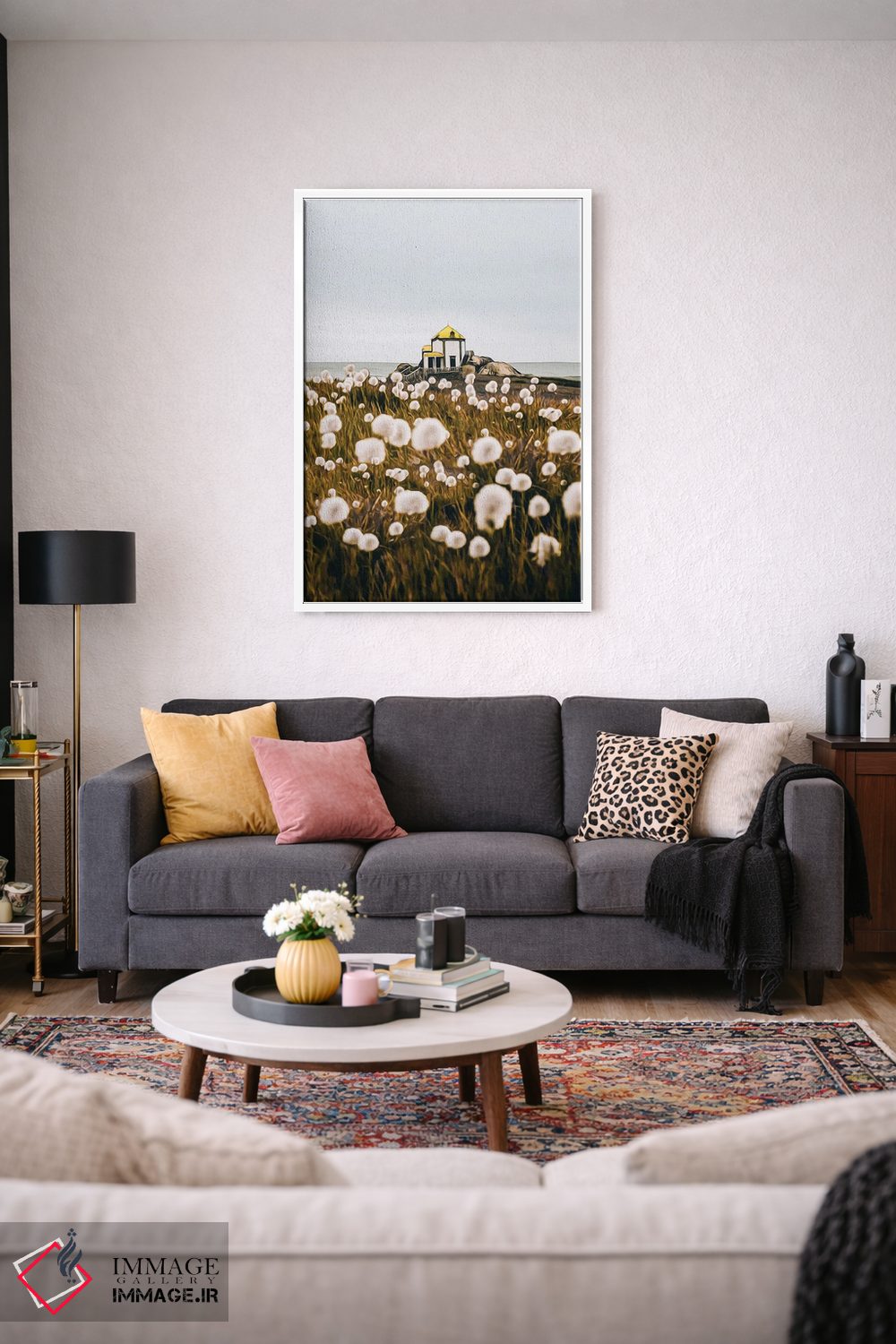 تابلو دکوراتیو دشت قاصدک اثر ایوجنیا بیدیوک - D1W