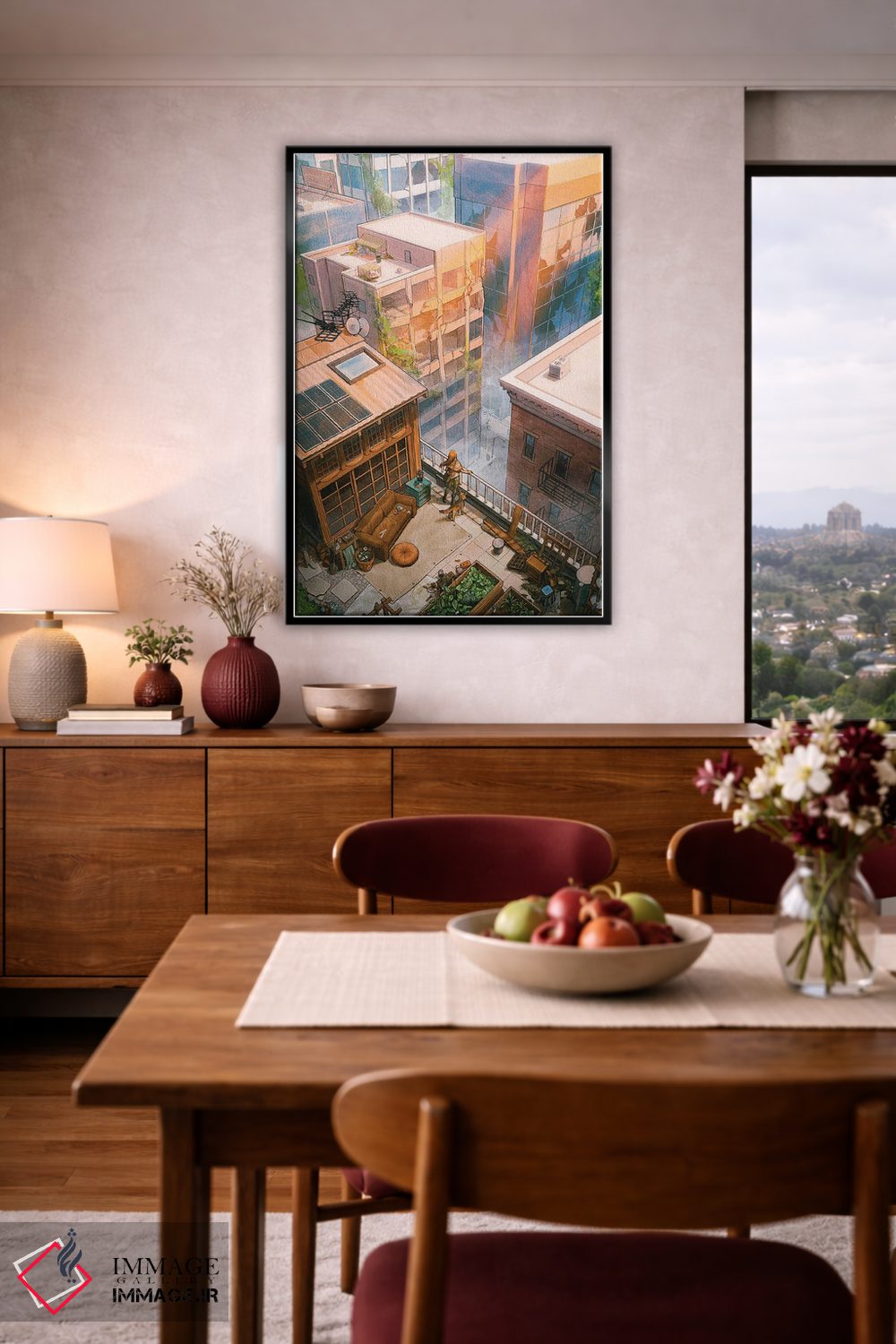 تابلو دکوراتیو از پایه تا اوج اثر آیوی دولامور - D5B