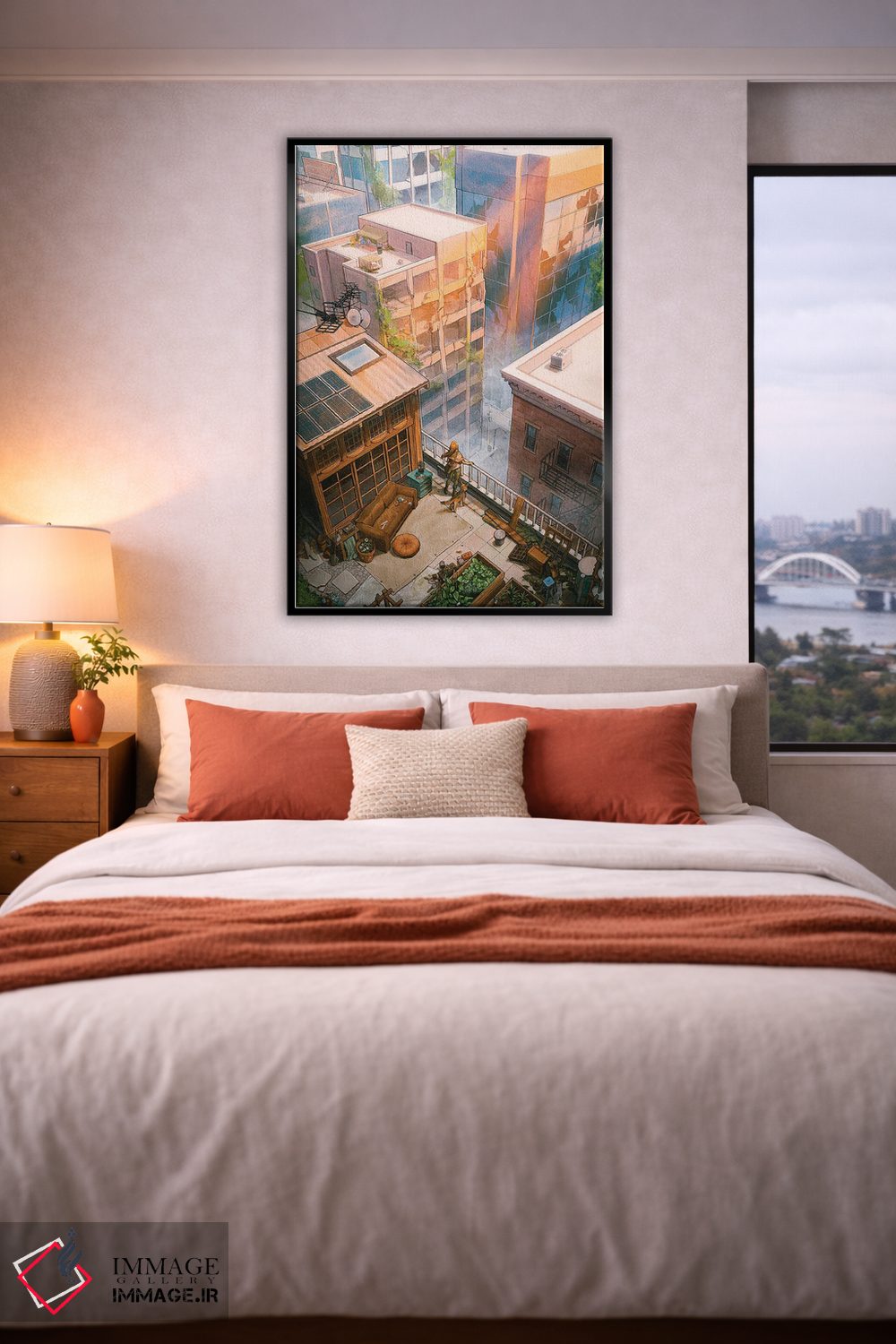 تابلو دکوراتیو از پایه تا اوج اثر آیوی دولامور - D4B