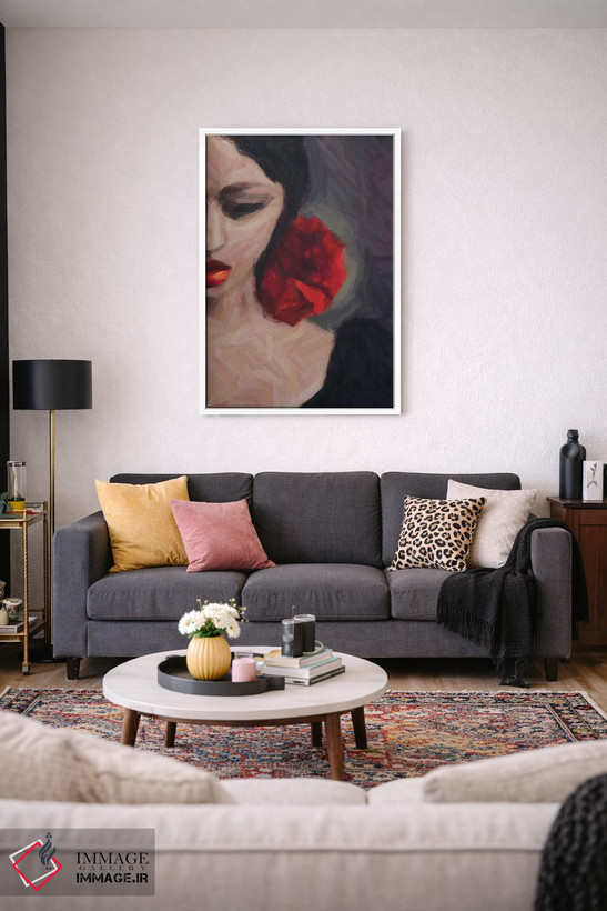 تابلو دکوراتیو پرتره یک رقاص اسپانیایی اثر ایوجنیا بیدیوک - D2W
