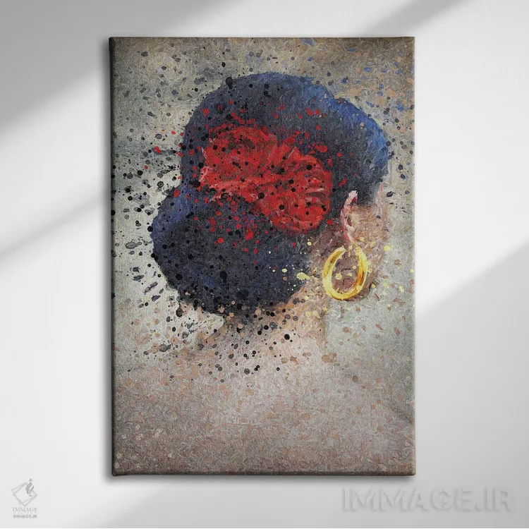 تابلو دکوراتیو کولی اثر ایوجنیا بیدیوک - نمای روبهرو روی دیوار