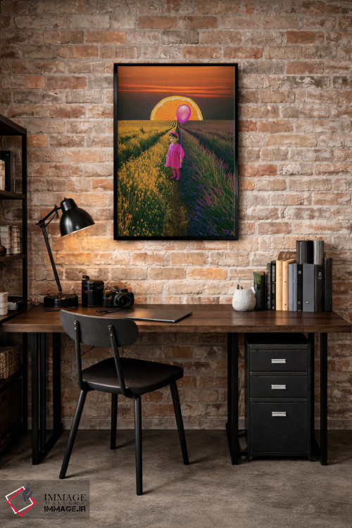 تابلو دکوراتیو عروسکی در مزرعه اسطوخودوس اثر ایوجنیا بیدیوک - D4B