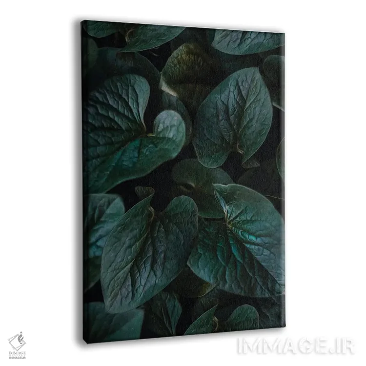 تابلو دکوراتیو پس زمینه ای با برگ های بنفشه وحشی اثر ایوجنیا بیدیوک - نمای پرسپکتیو محصول