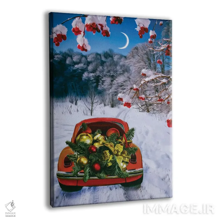 تابلو دکوراتیو The Holidays, The Concept Of A New Year,زمستان، تعطیلات… اثر ایوجنیا بیدیوک - نمای پرسپکتیو محصول