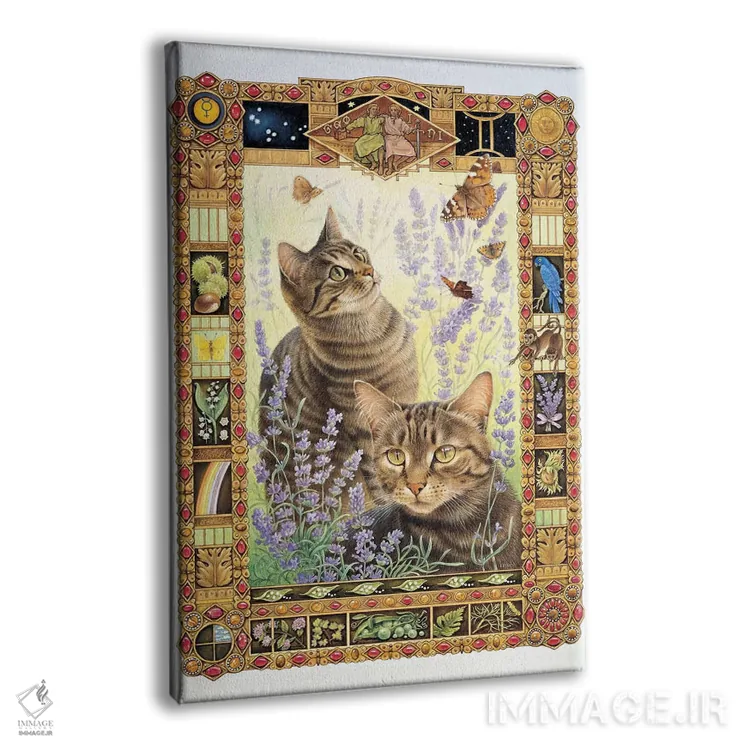 تابلو دکوراتیو برج جوزا اثر آیوری کتس - نمای پرسپکتیو محصول