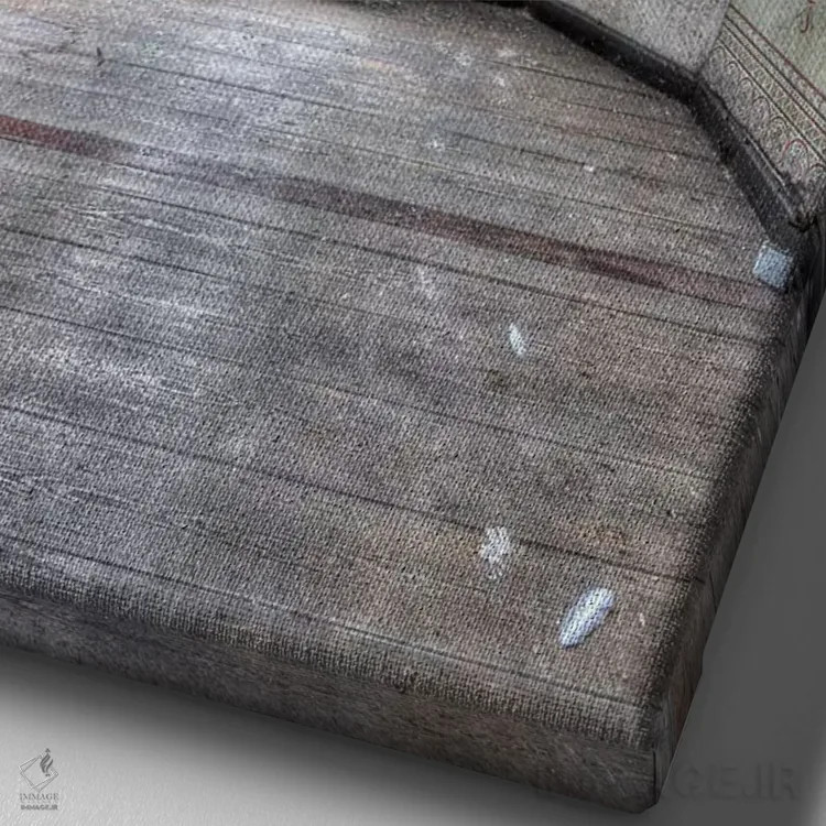 تابلو دکوراتیو کاخ روخندال یک اثر ایوو اسنیو - نمای نزدیک بافت بوم