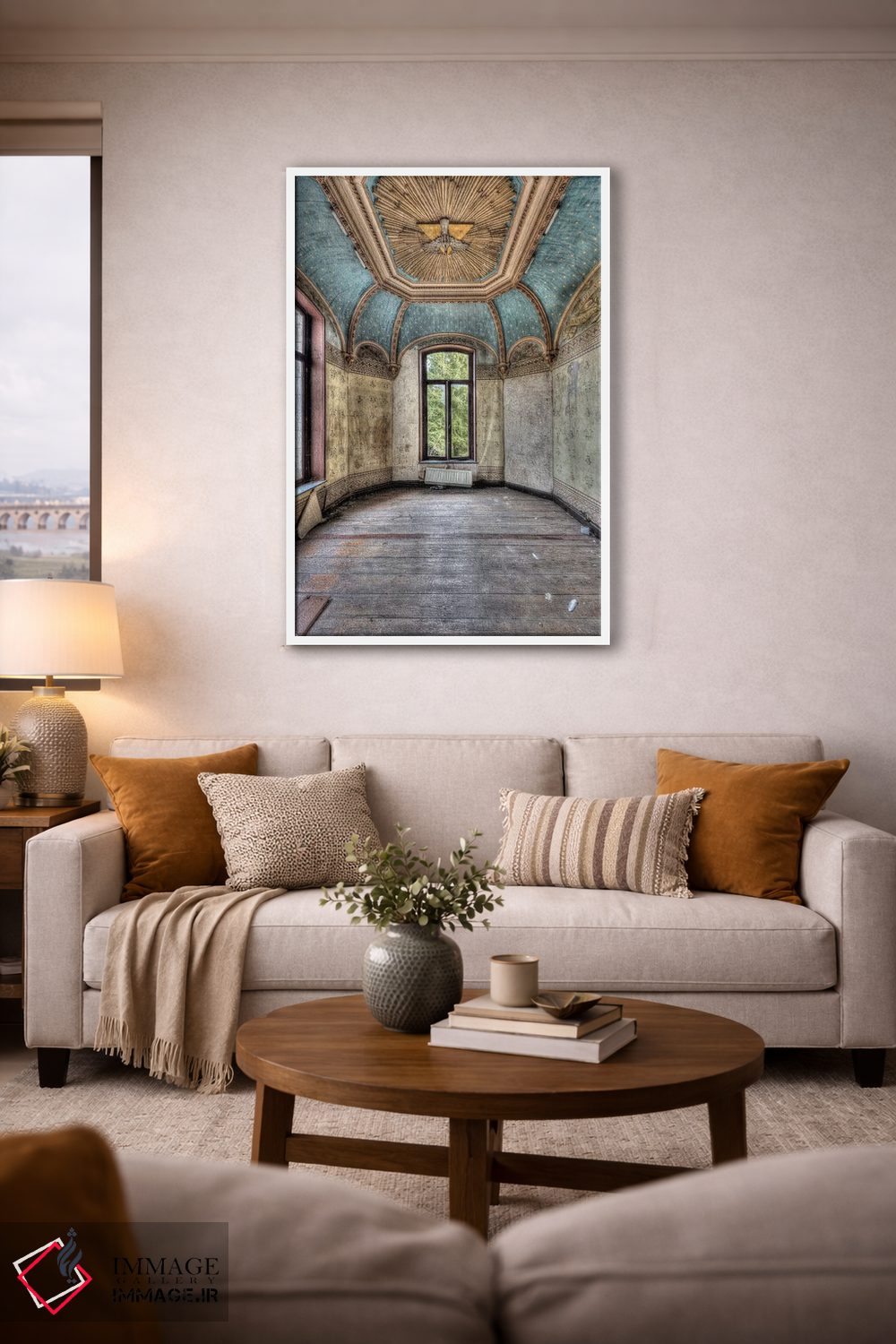 تابلو دکوراتیو کاخ روخندال یک اثر ایوو اسنیو - D3W