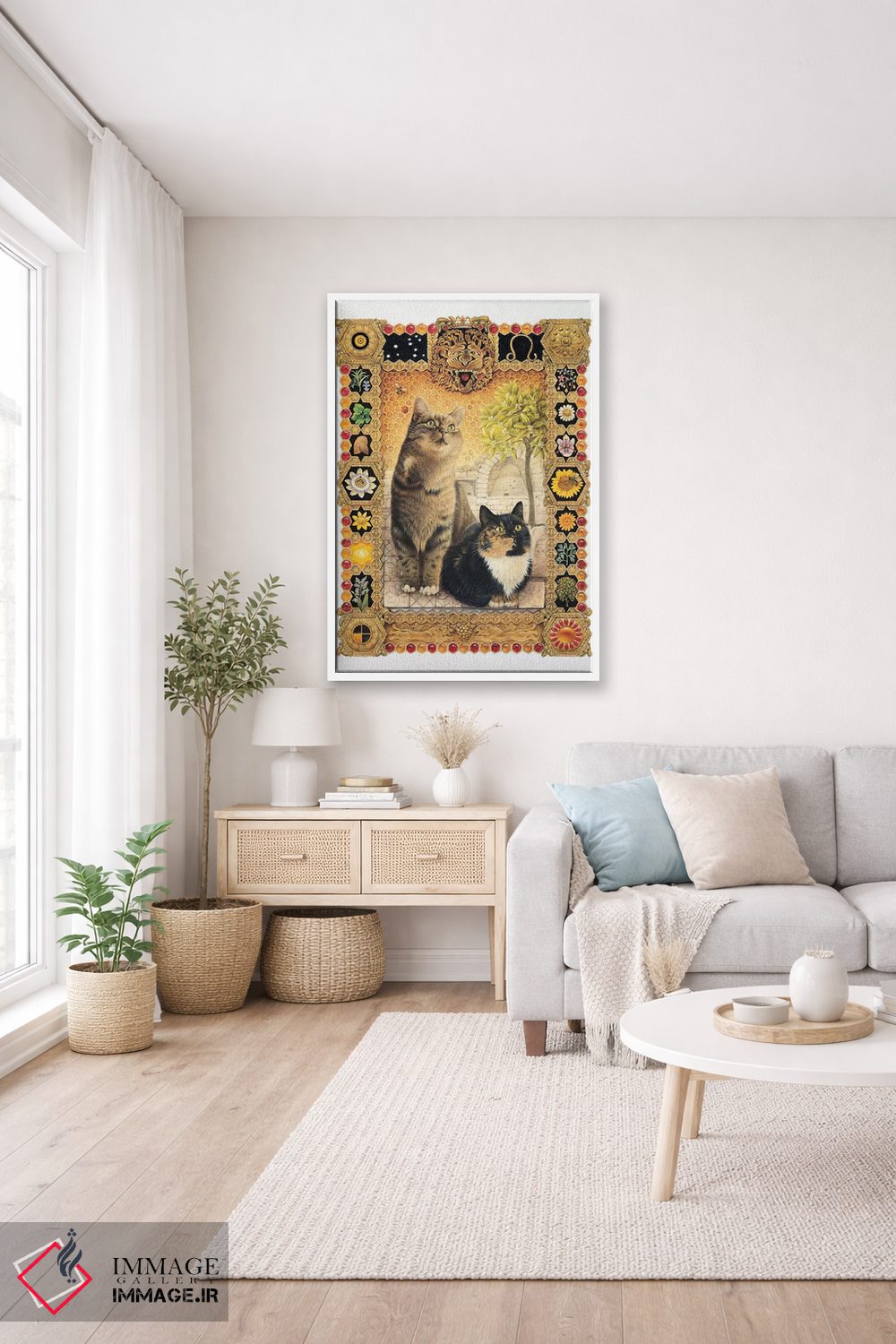 تابلو دکوراتیو برج اسد اثر آیوری کتس - D3W