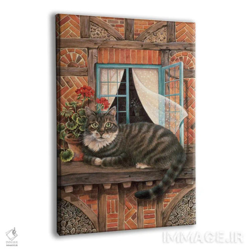 تابلو دکوراتیو مالتیزر کنار پنجره اثر آیوری کتس - نمای پرسپکتیو محصول