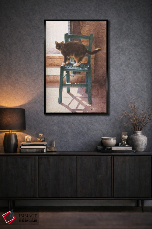 تابلو دکوراتیو ماتلی در یک فضای داخلی مدیترانه ای اثر آیوری کتس - D2B