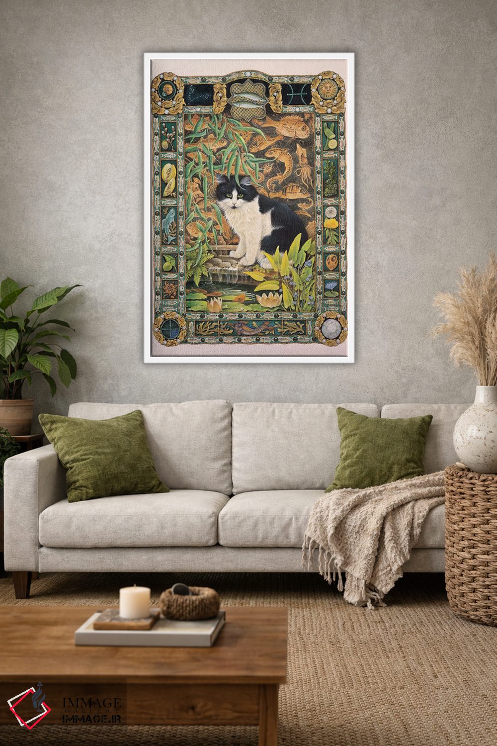 تابلو دکوراتیو برج حوت اثر آیوری کتس - D1W