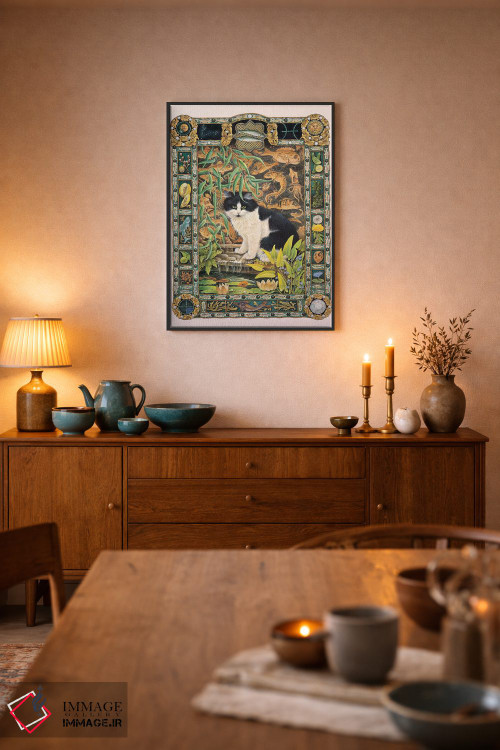 تابلو دکوراتیو برج حوت اثر آیوری کتس - D6B