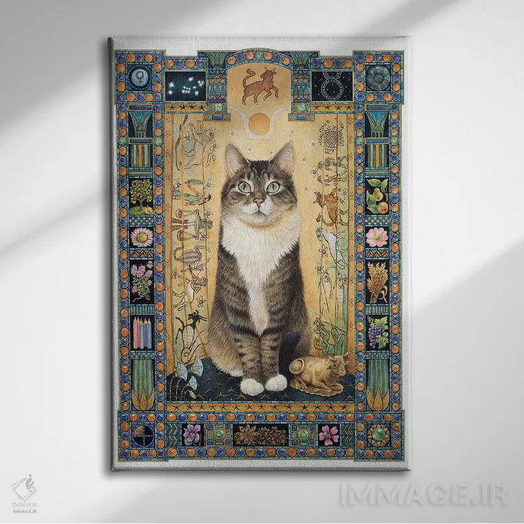 تابلو دکوراتیو برج ثور اثر آیوری کتس - نمای روبهرو روی دیوار