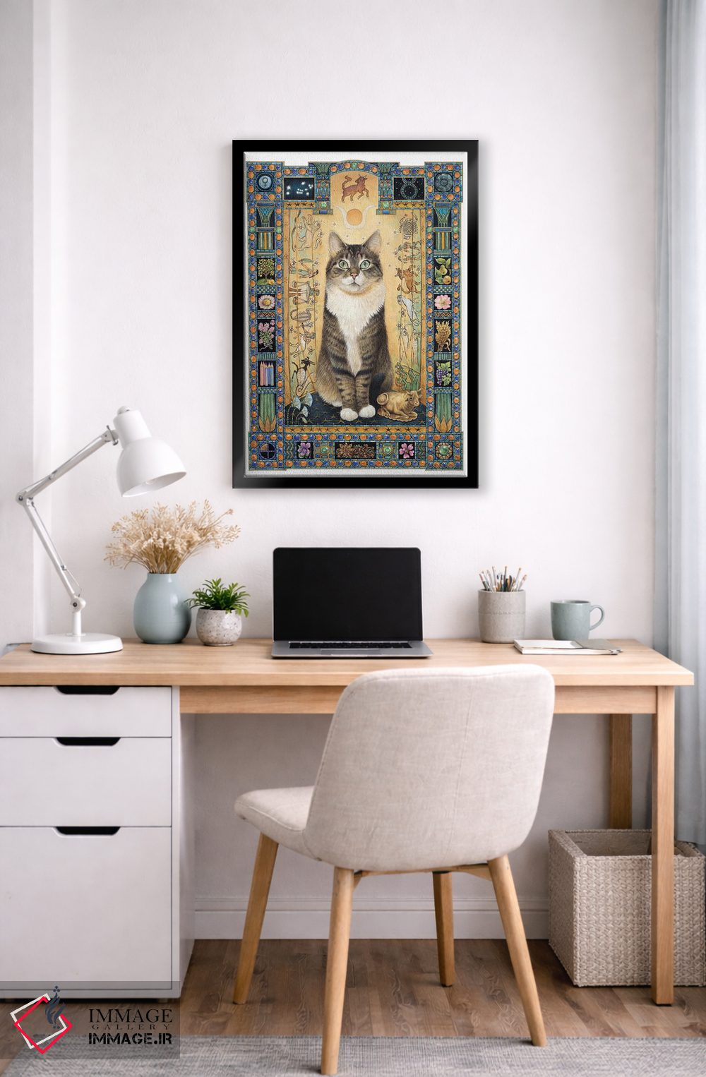 تابلو دکوراتیو برج ثور اثر آیوری کتس - D6B