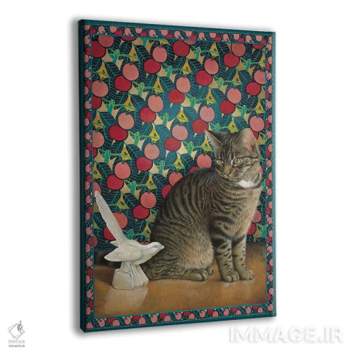 تابلو دکوراتیو ماپت و کبوتر دکو اثر آیوری کتس - نمای پرسپکتیو محصول