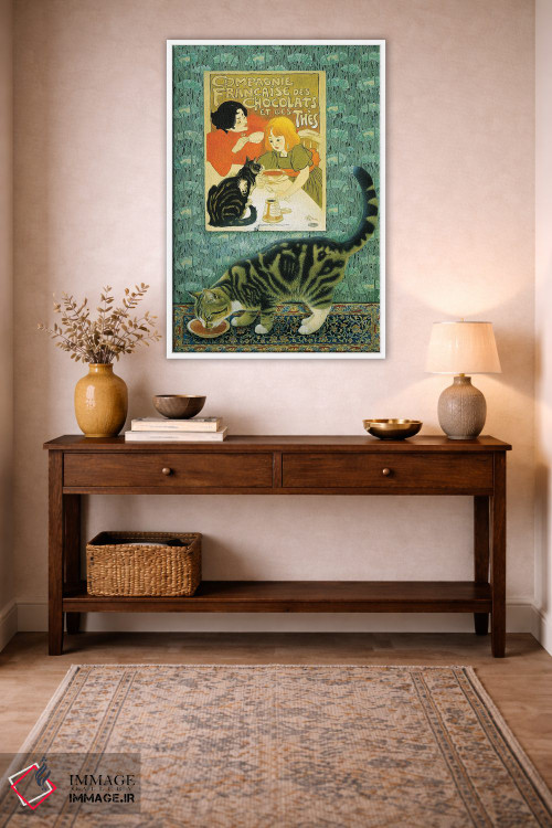 تابلو دکوراتیو تویگلت و پوستر هنری نوو اثر آیوری کتس - D2W