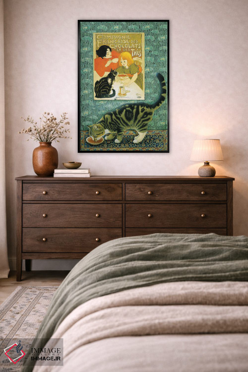 تابلو دکوراتیو تویگلت و پوستر هنری نوو اثر آیوری کتس - D5B