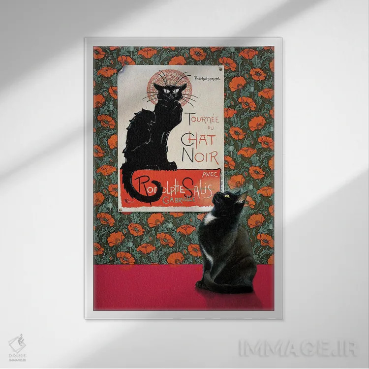 تابلو دکوراتیو گابریل و پوستر نوو اثر آیوری کتس - نمای قابدار سفید