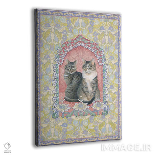 تابلو دکوراتیو جما و دخترش ماپت اثر آیوری کتس - نمای پرسپکتیو محصول