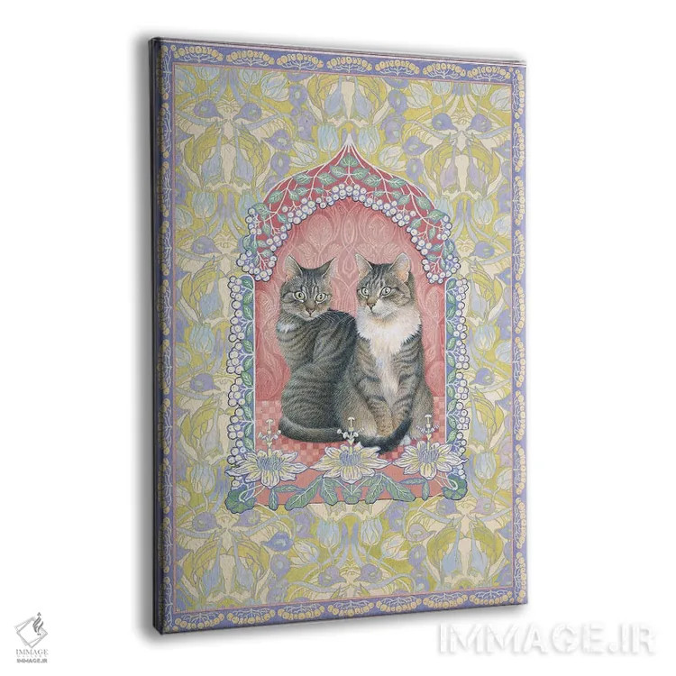 تابلو دکوراتیو جما و دخترش ماپت اثر آیوری کتس - نمای پرسپکتیو محصول