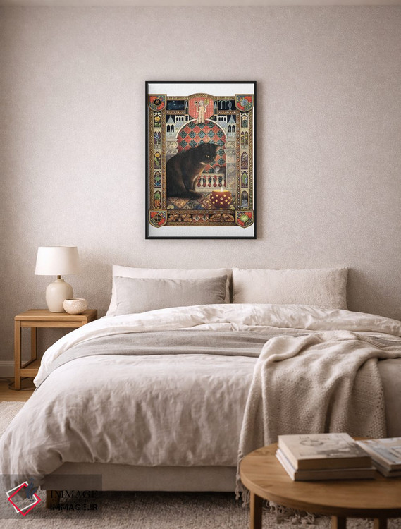 تابلو دکوراتیو برج سنبله اثر آیوری کتس - D4B