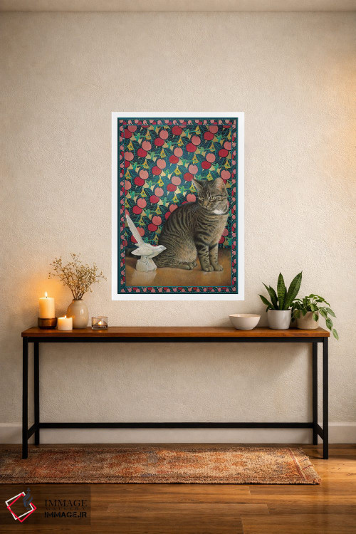 تابلو دکوراتیو ماپت و کبوتر دکو اثر آیوری کتس - D3W