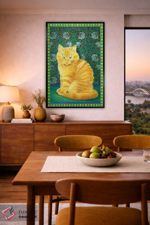 تابلو دکوراتیو دندلیون روی طرح ویلیام موریس اثر آیوری کتس - D6B