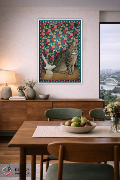 تابلو دکوراتیو ماپت و کبوتر دکو اثر آیوری کتس - D5W