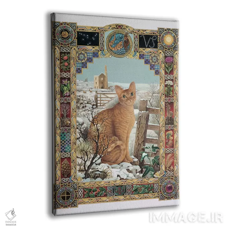 تابلو دکوراتیو برج جدی اثر آیوری کتس - نمای پرسپکتیو محصول