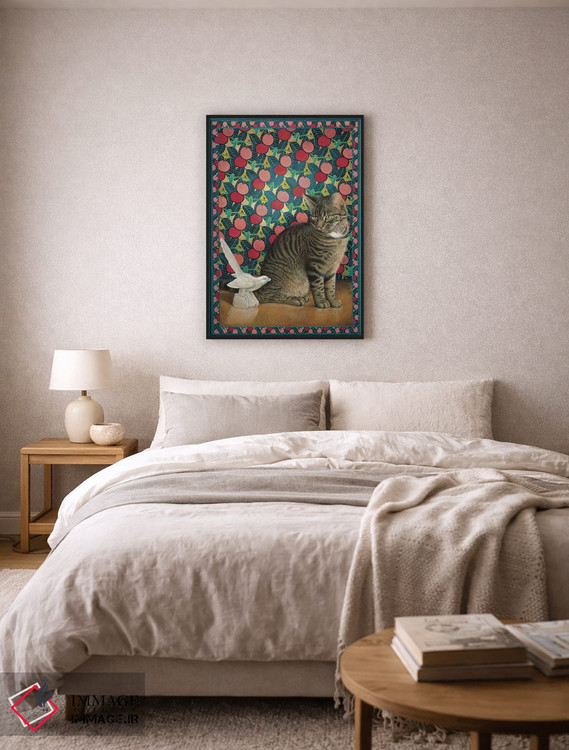 تابلو دکوراتیو ماپت و کبوتر دکو اثر آیوری کتس - D6B