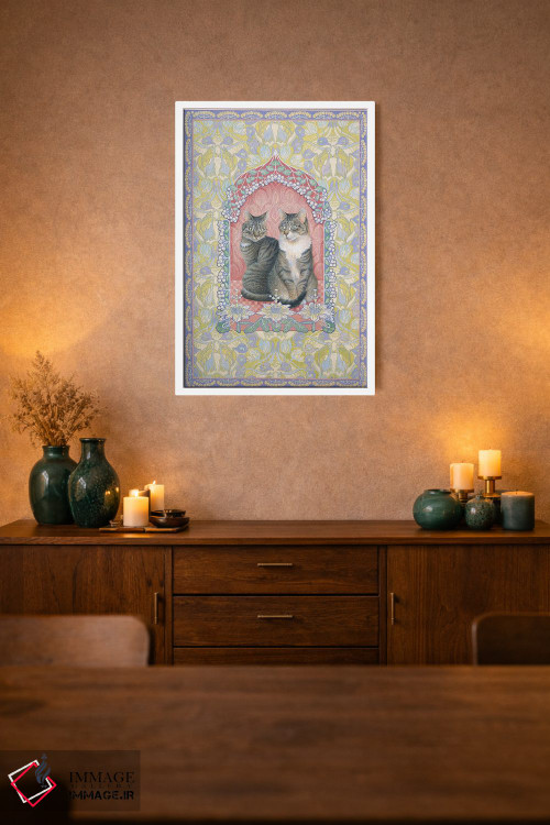 تابلو دکوراتیو جما و دخترش ماپت اثر آیوری کتس - D1W