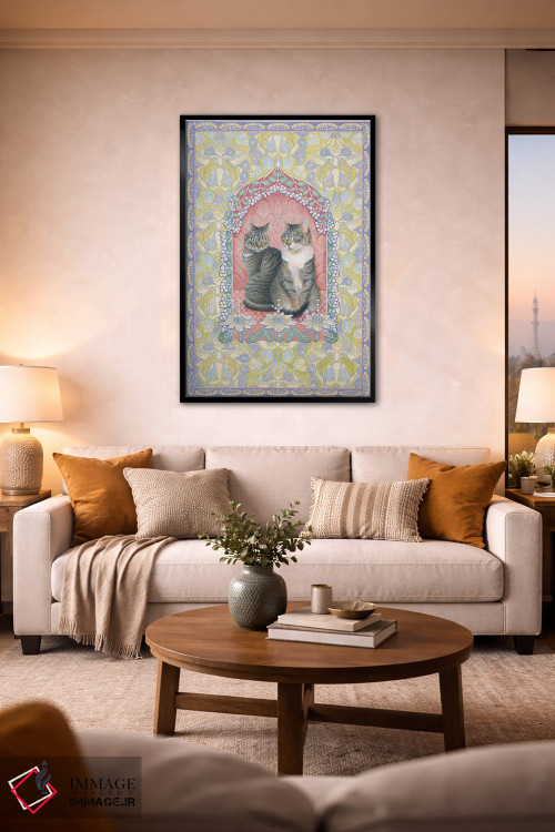 تابلو دکوراتیو جما و دخترش ماپت اثر آیوری کتس - D2B